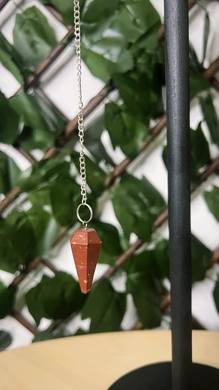 Pendule Jaspe Rouge
