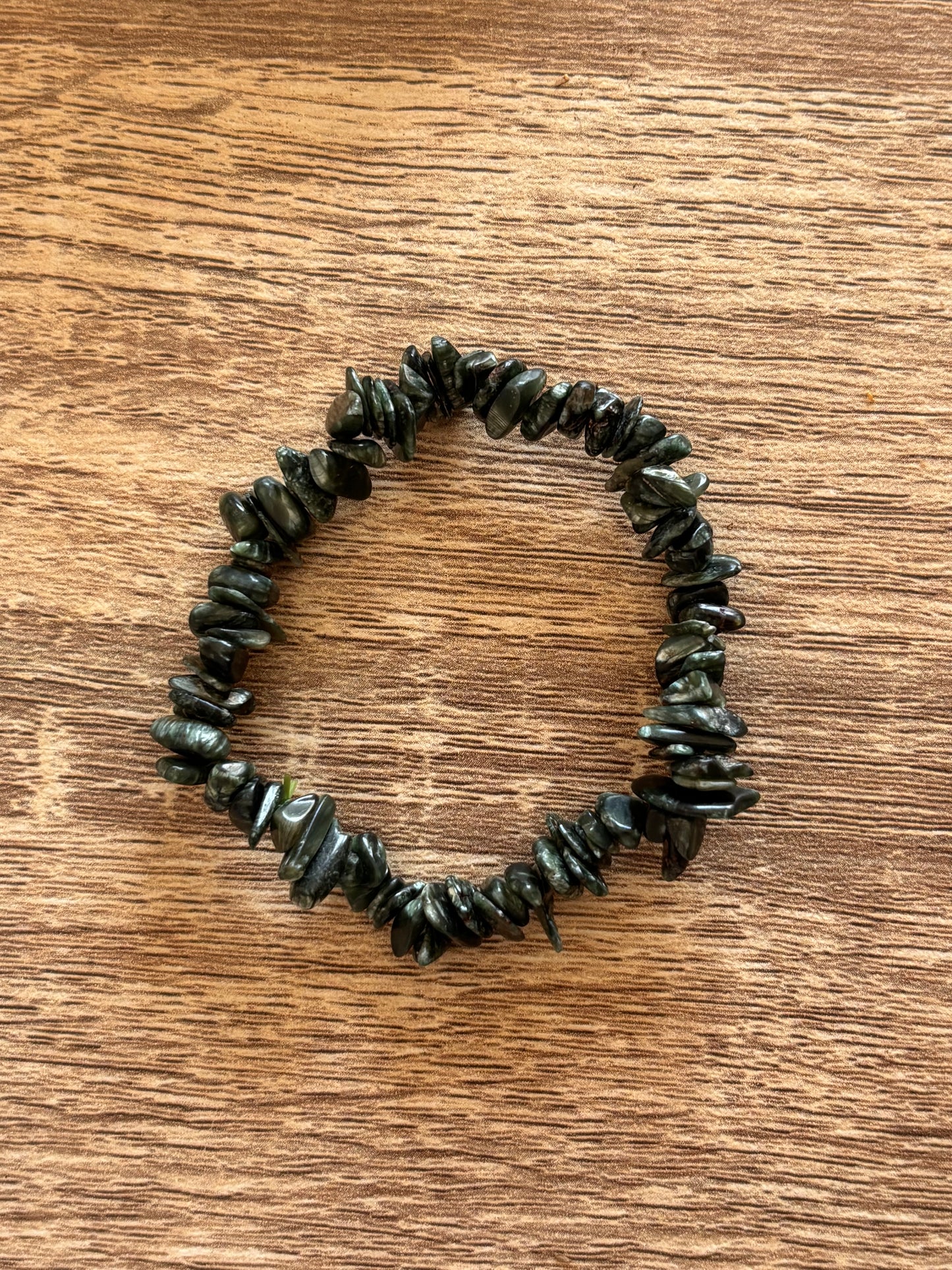 Bracelet en Serpentine Naturelle
