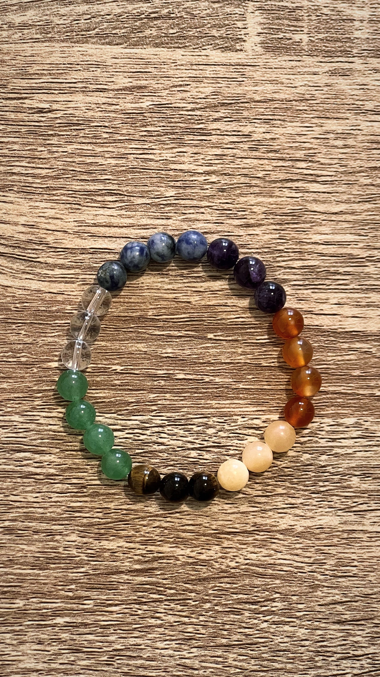 Bracelet 7 Chakras 8mm