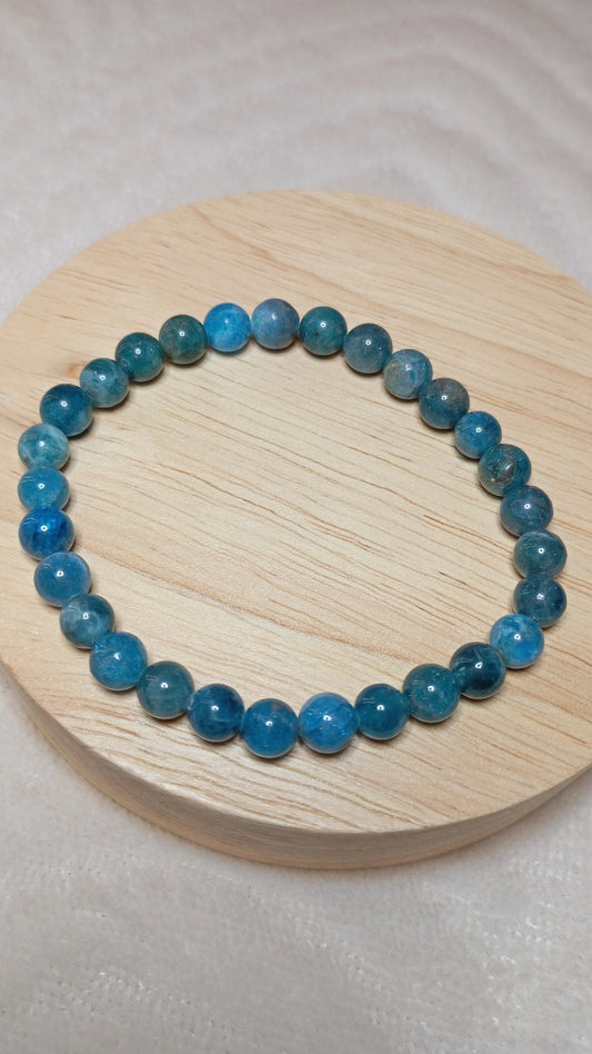 Bracelet en Apatite Bleu