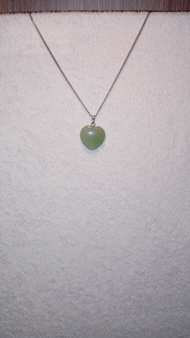 Collier coeur Aventurine