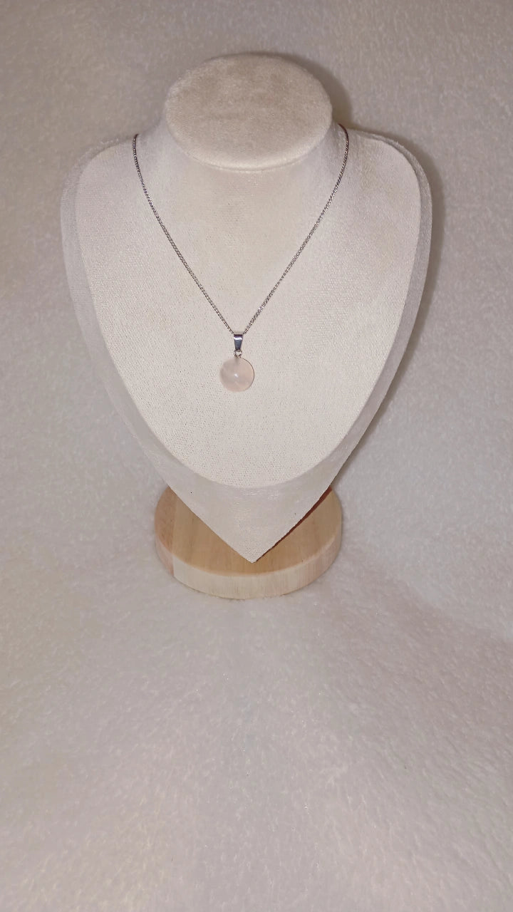 Collier Quartz rose