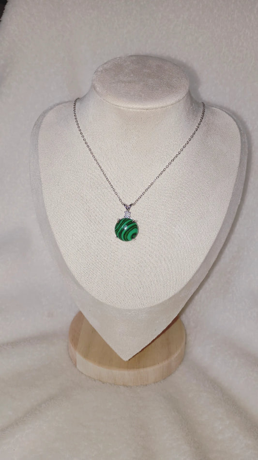 Collier étoile Malachite