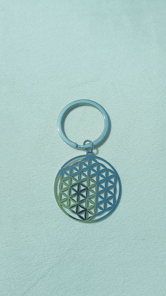Porte-clés Fleur de vie