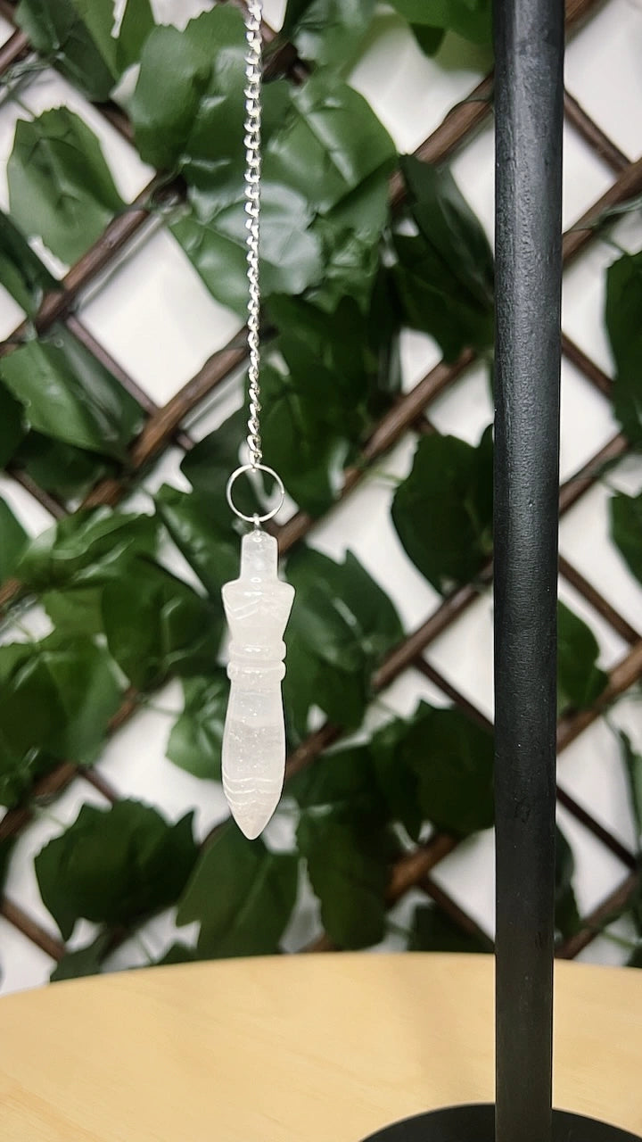Pendule de Thot en Cristal de Roche